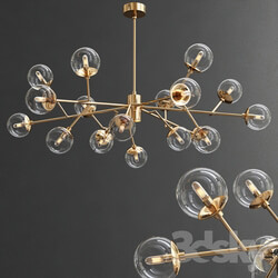 Dallas chandelier Pendant light 3D Models 