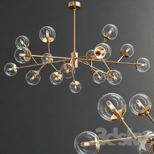 Dallas chandelier Pendant light 3D Models