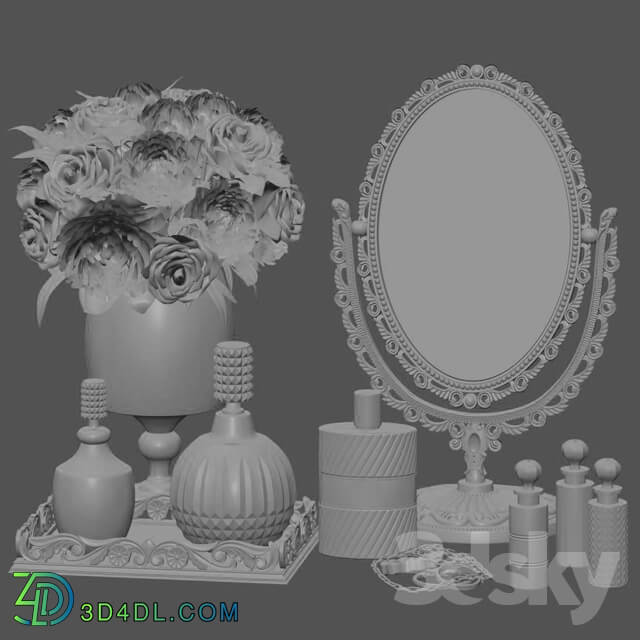 DECORATIVE SET 19 Classic Mirror decoration