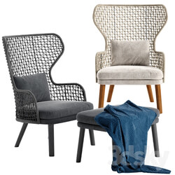 Varaschin Emma bergere armchair 