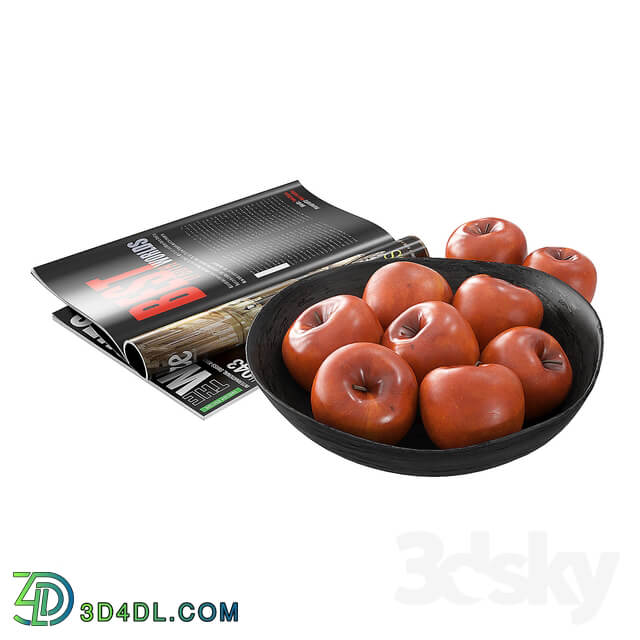 Fruit bowls red apples