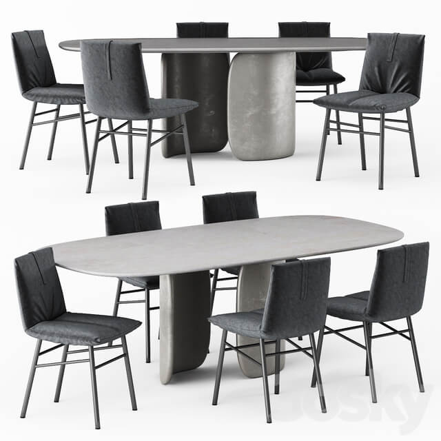 Table Chair Bonaldo PIL Bonaldo MELLOW