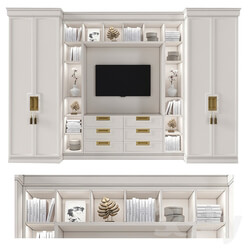Wardrobe Display cabinets Cabinet with tv area 3 