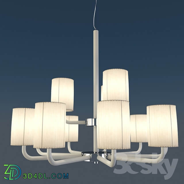 Chandelier SYLCOM 2120 9 3 K BL.AV Pendant light 3D Models