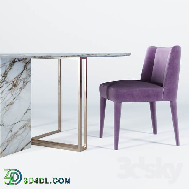 Table Chair Meridiani Dining