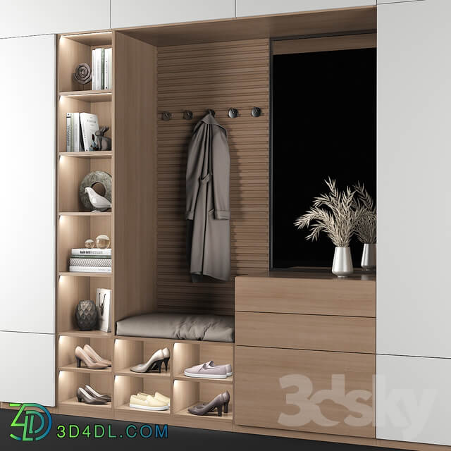 Wardrobe Display cabinets Furniture composition for hallway 69