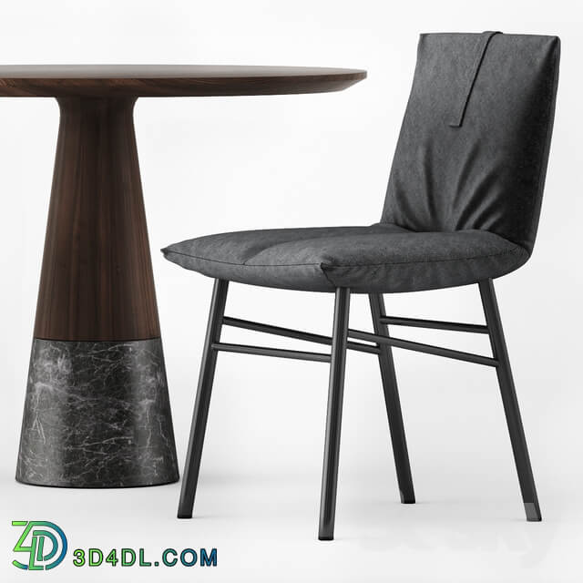 Table Chair Bonaldo PIL ENNE ECHO