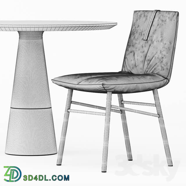 Table Chair Bonaldo PIL ENNE ECHO