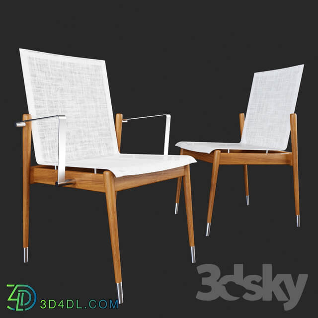 Table Chair Dining table and armchair by atmosphera