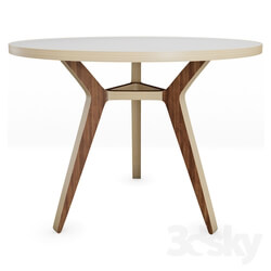 Table Taby walnut white 100 UNIKA MOBLAR 