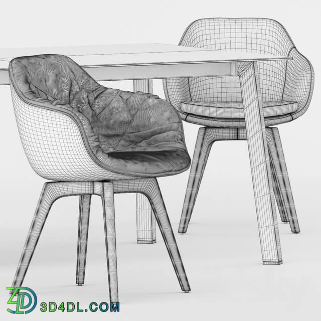 Table Chair Merlot table Lap 4011 Lap 4012 by Dressy