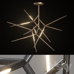 Chandelier Venicem Spear chandelier 3 materials . 