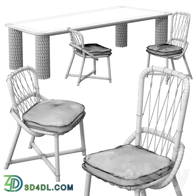 Table Chair Manao chairs Nevada table by Baxter