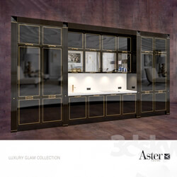 Kitchen ASTER luxury glam collection 