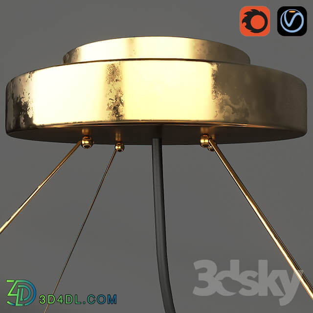 Crystal chandelier Pendant light 3D Models