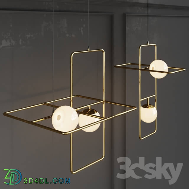 Midea lamp in the online store Romatti Pendant light 3D Models