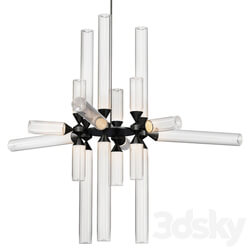 Pendant light Black and Smoke designed 