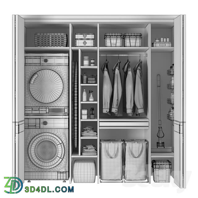 Wardrobe Display cabinets Laundry