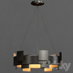 Moderne Chandelier Pendant LED Olde Bronze 