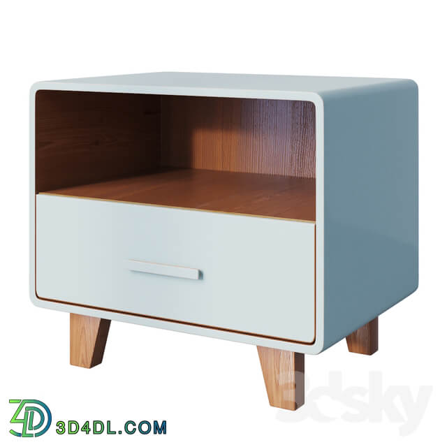 Sideboard Chest of drawer Curbstone Cosgrove 1 Drawer Nightstand Aqua