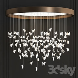 Lote 44 mariposas Chandelier Niagara 