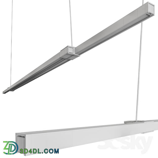 Prolong By Steng Licht Suspended Lamp Technical lighting 3D Models