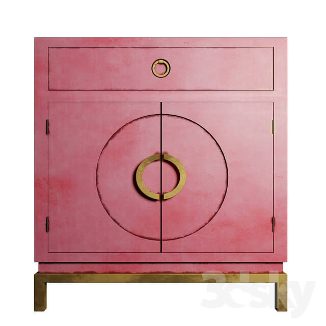 Sideboard Chest of drawer Dresser Disk Pink
