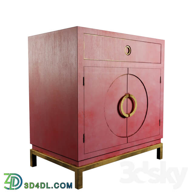 Sideboard Chest of drawer Dresser Disk Pink