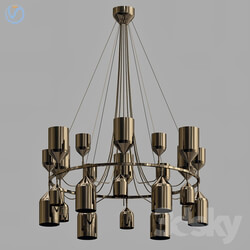 Metalarte Copacabana Queen 3 Pendant Lamp Pendant light 3D Models 