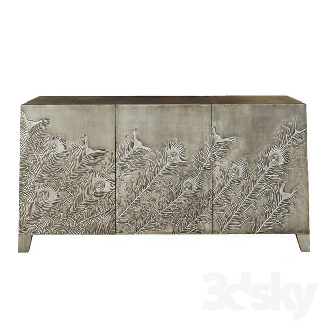 Sideboard Chest of drawer Peacock Entertainment Console by Bernhardt.