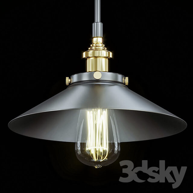 RH pendant lights loft 2 Pendant light 3D Models