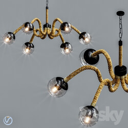 Industrial Retro Magic Beans Pendant light 3D Models 