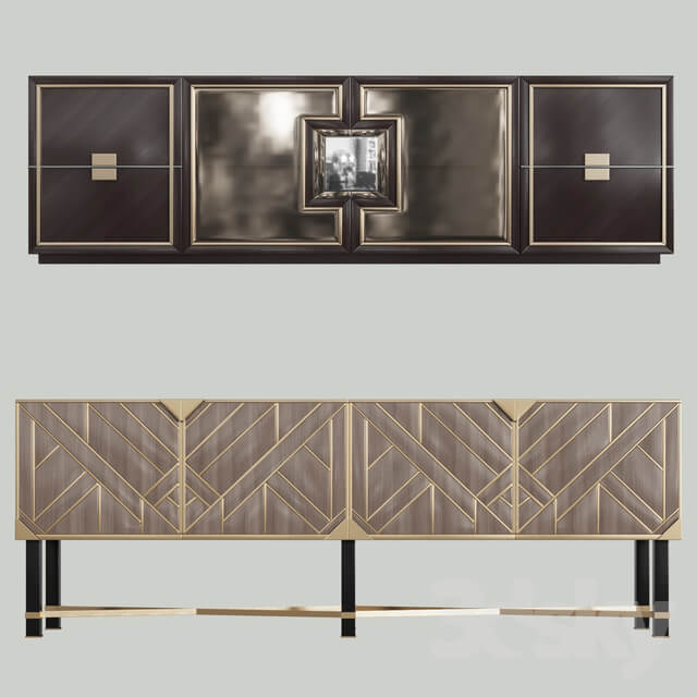 Sideboard Chest of drawer Dressers in the style of art deco 01