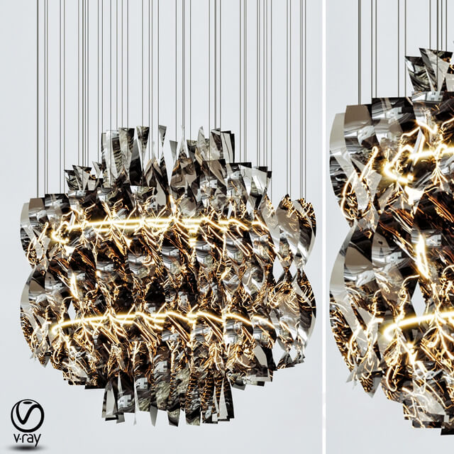 Aura fumo chandelier