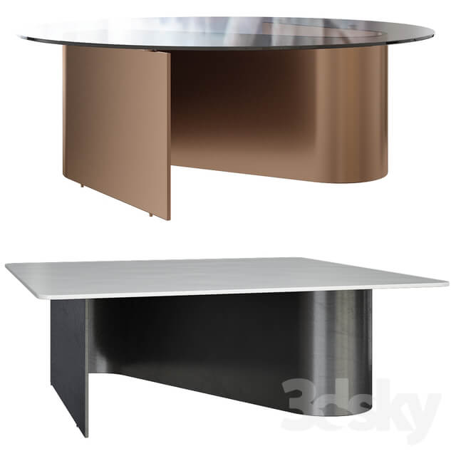 Bender minotti coffee tables