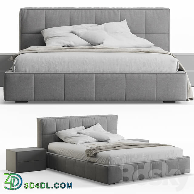 Bed Super Soft Bed by Sangiacomo