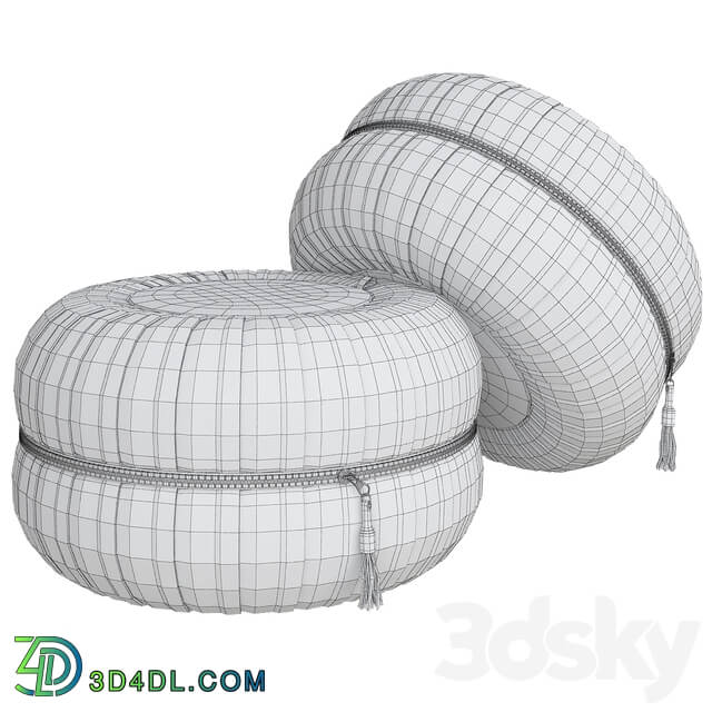 ANNA POUF Poufs from Freifrau low poly 