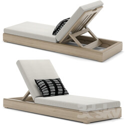 Other soft seating RH Outdoor Costa chaise 