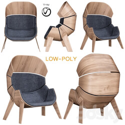 Hideaway Chair low poly  