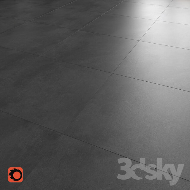 Shadow anthracite floor tile