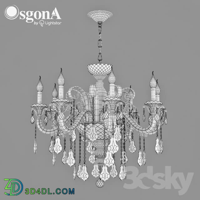 Osgona Lusso Art.788084 Pendant light 3D Models