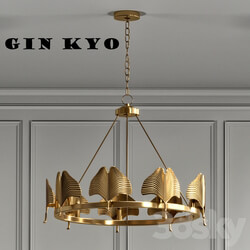 CURREY AND COMPANY gin kyo chandelier Pendant light 3D Models 