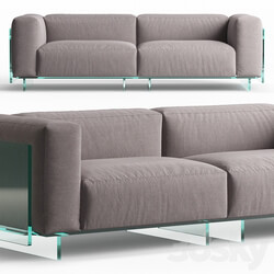 Crystal Lounge Sofa by Glas Italia 