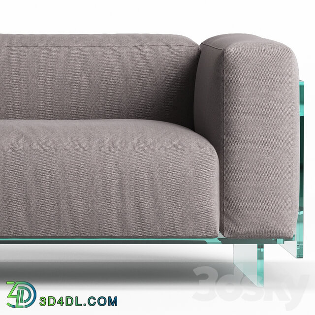 Crystal Lounge Sofa by Glas Italia