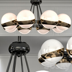 Hold Ball Brass Chandelier 8 