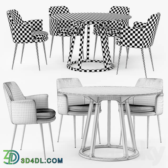 Table Chair West elm finley dining set