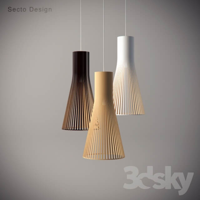 Secto Design 4200 Secto Pendant light 3D Models