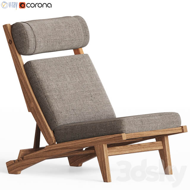 Low Lounge Chair by Hans J. Wegner