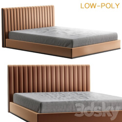 Bed HARRY Leather bed Harry Collection By Laskasas 