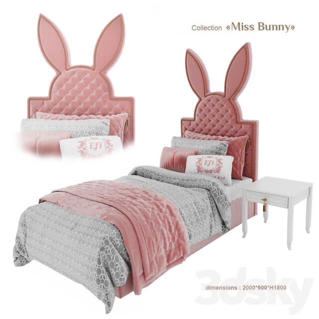 EFI Concept Kid Miss Bunny bed1